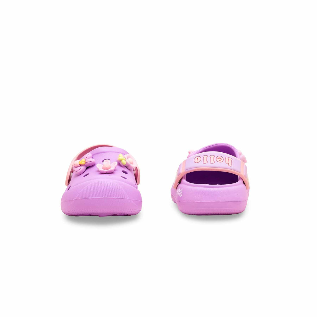 Girls Purple Casual Flip Flop KD5520