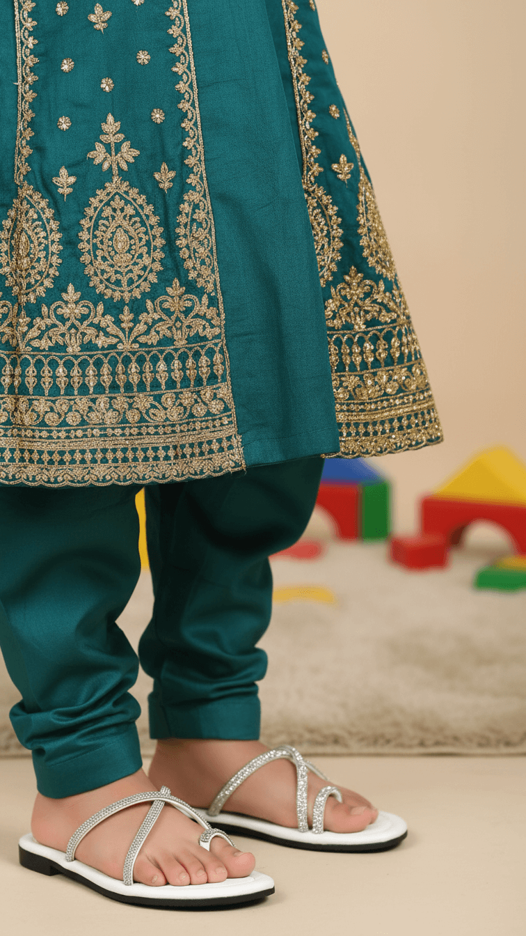 Girls White Casual Slipper KD5528