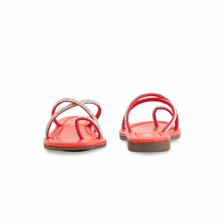 Girls Red Casual Slipper KD5528