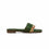 Girls Green Casual Slipper KD5552