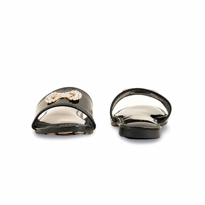 Girls Black Formal Slipper KD5560