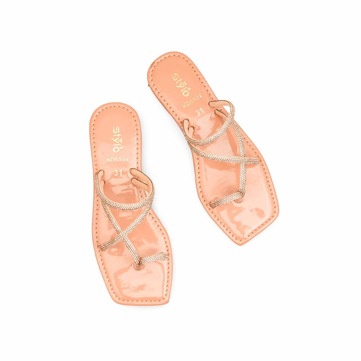 Girls Pink Fancy Slipper KD5581