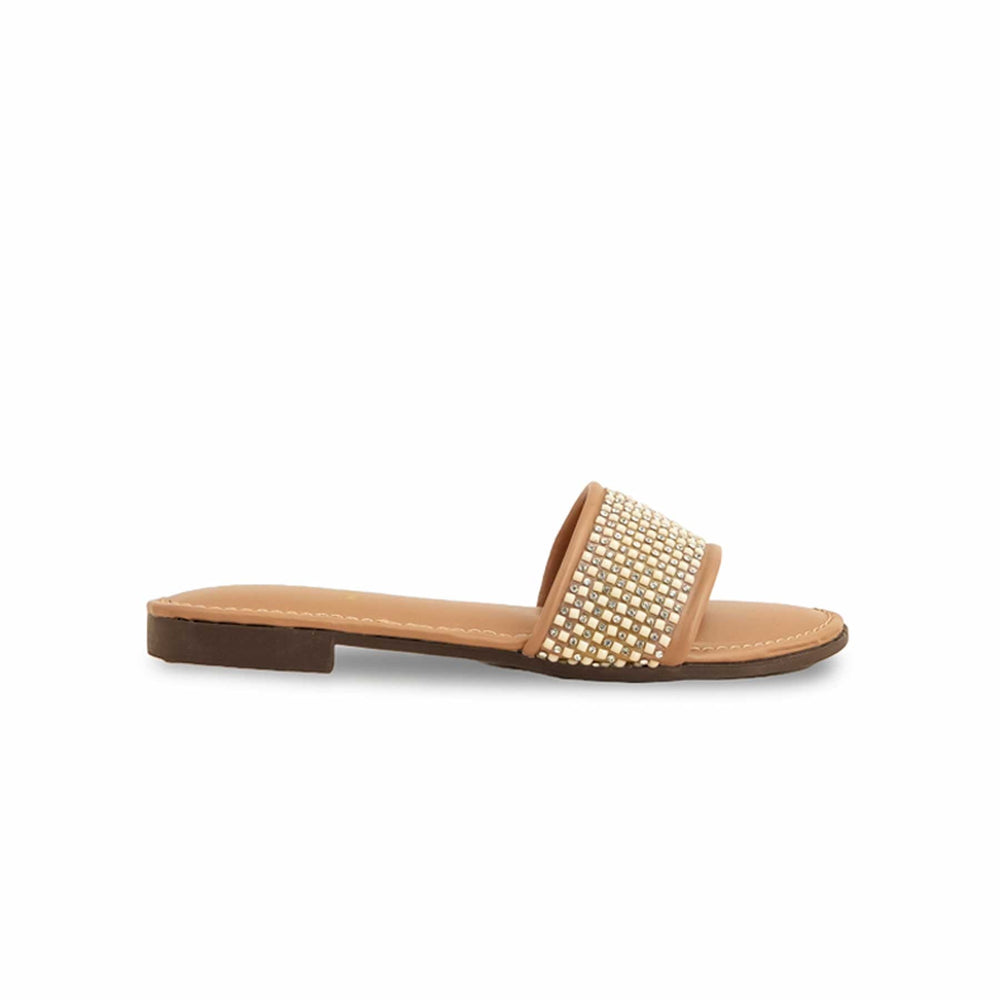 Girls Golden Formal Slipper KD5588