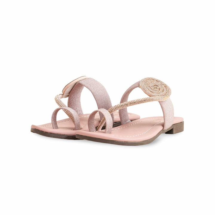 Girls Pink Formal Slipper KD5601