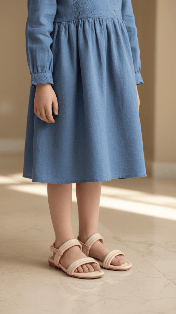 Girls Pink Casual Sandal KD5606