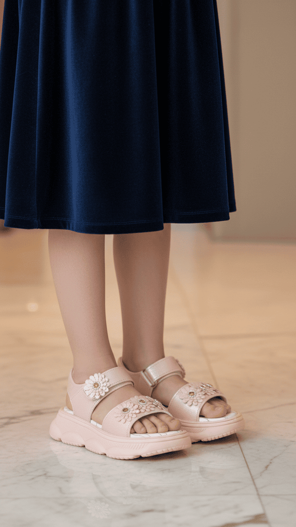 Girls Pink Casual Sandal KD5611