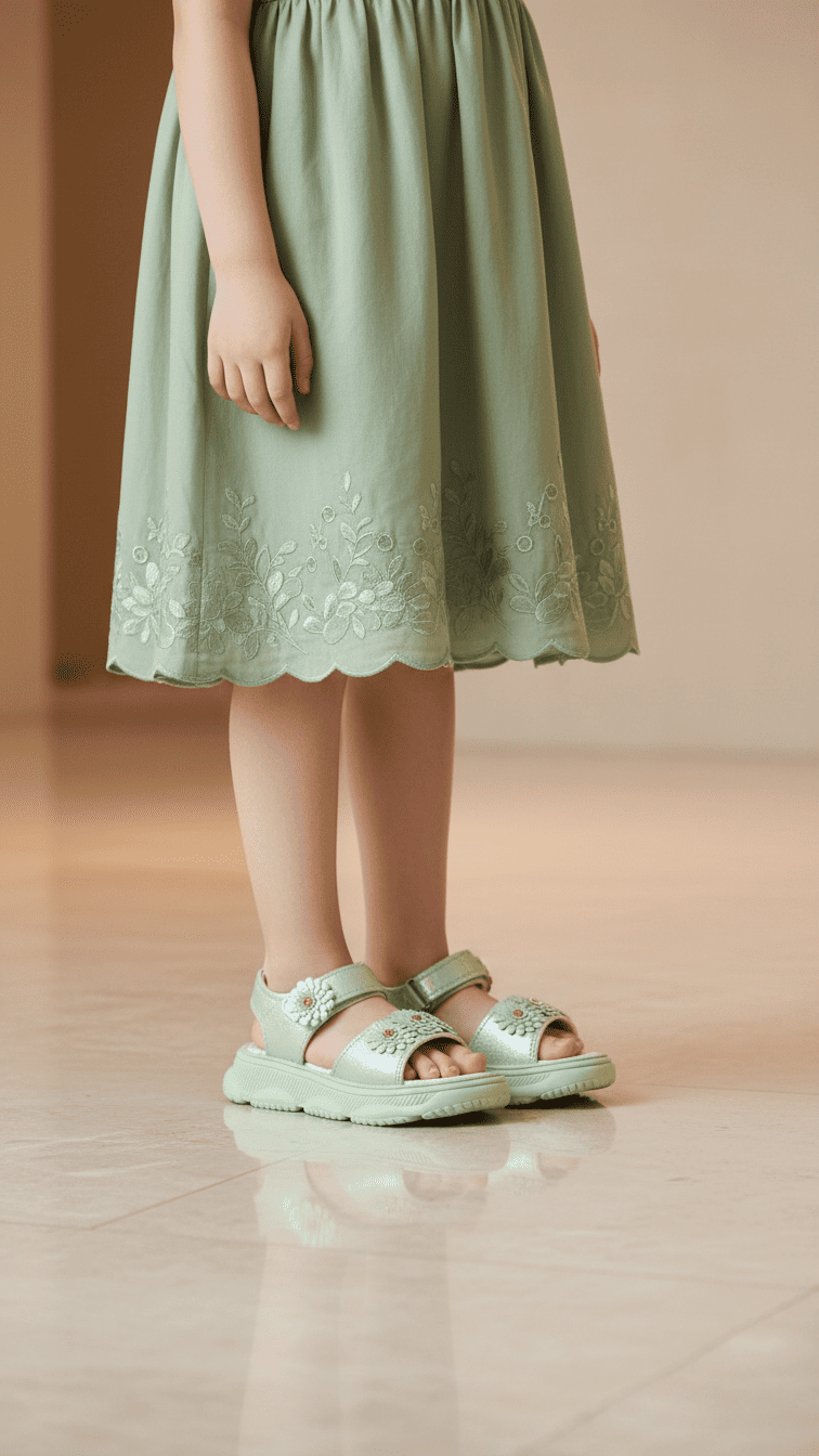 Girls PISTAGREEN Casual Sandal KD5611