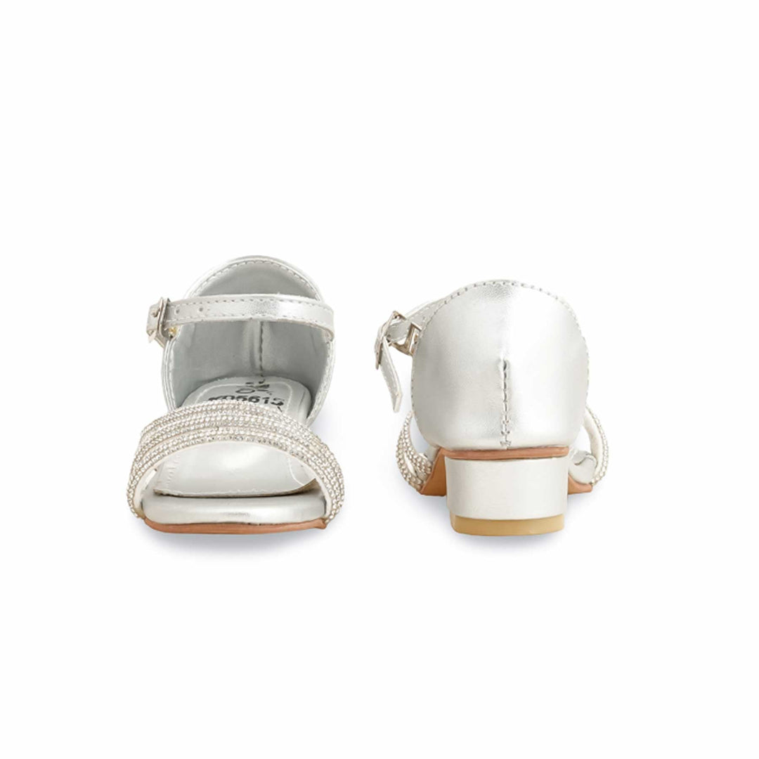Girls Silver Fancy Sandal KD5615