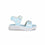 Girls Sky Blue Casual Sandal KD5619