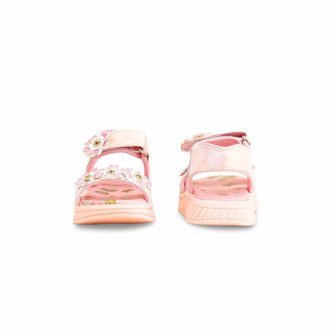 Girls Pink Formal Sandal KD5623