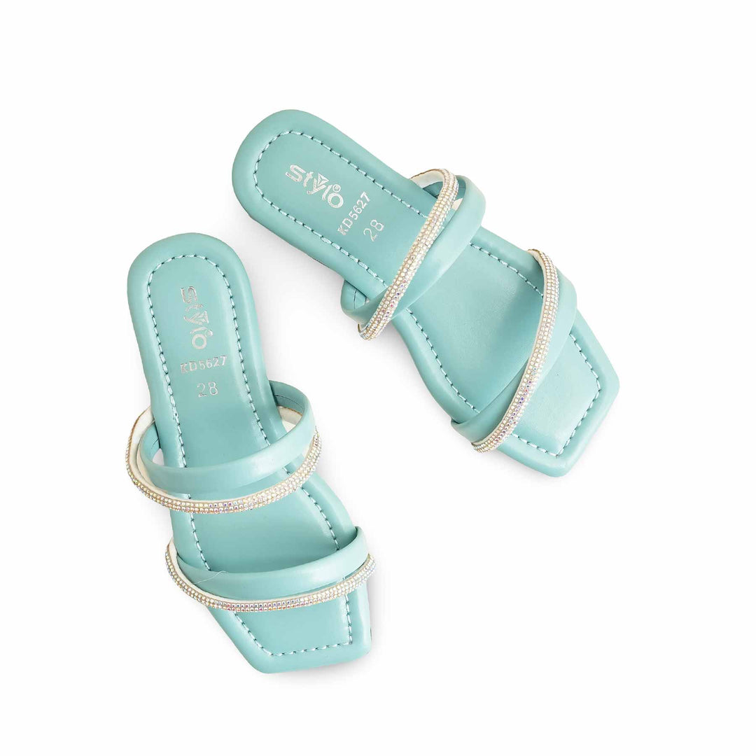 Girls PISTAGREEN Formal Slipper KD5627