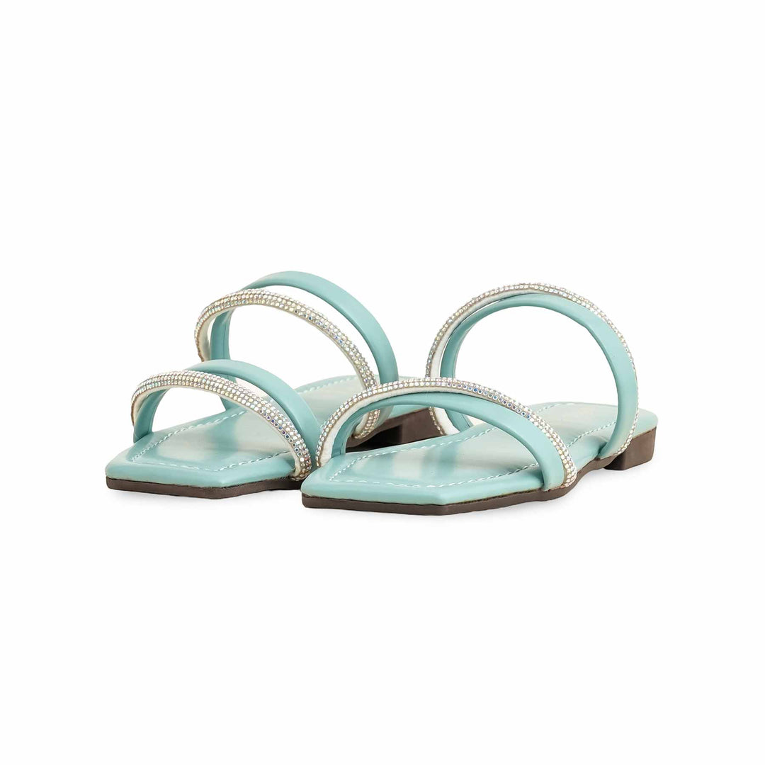 Girls PISTAGREEN Formal Slipper KD5627