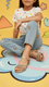 Girls Golden Fancy Sandal KD5633