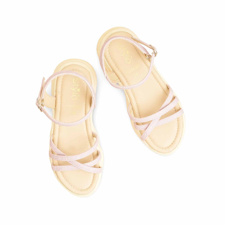 Girls Pink Formal Sandal KD5648