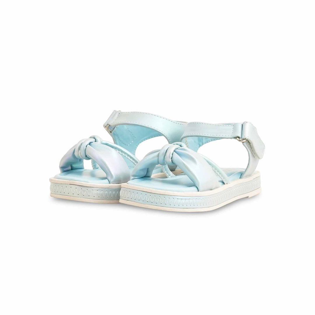 Girls Sky Blue Formal Sandal KD5662