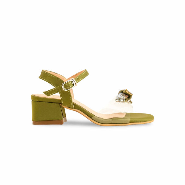 Girls Olive Fancy Sandal KD5674