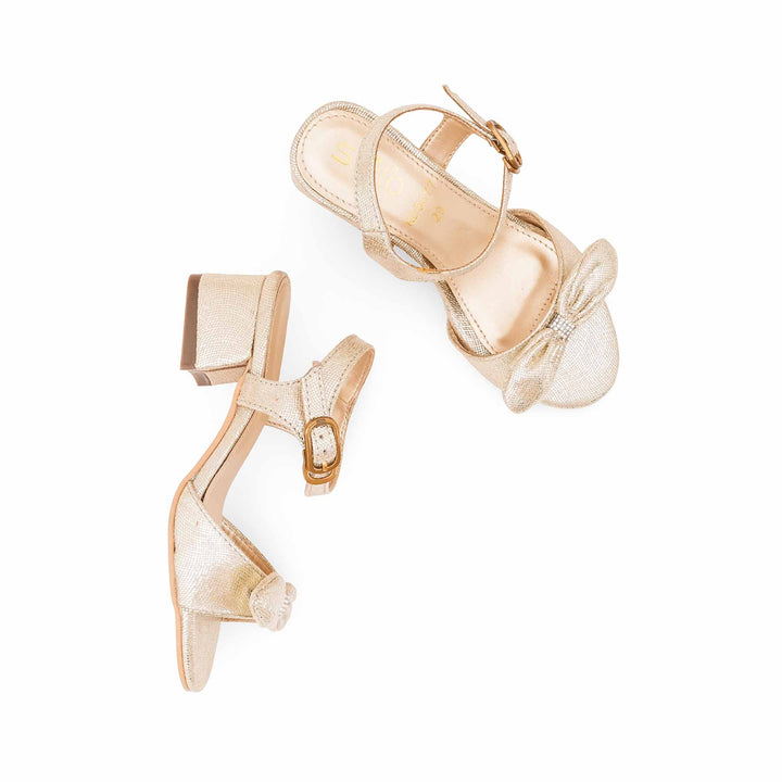 Girls Golden Formal Sandal KD5677