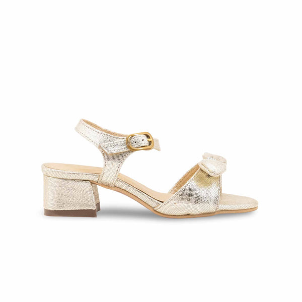 Girls Golden Formal Sandal KD5677