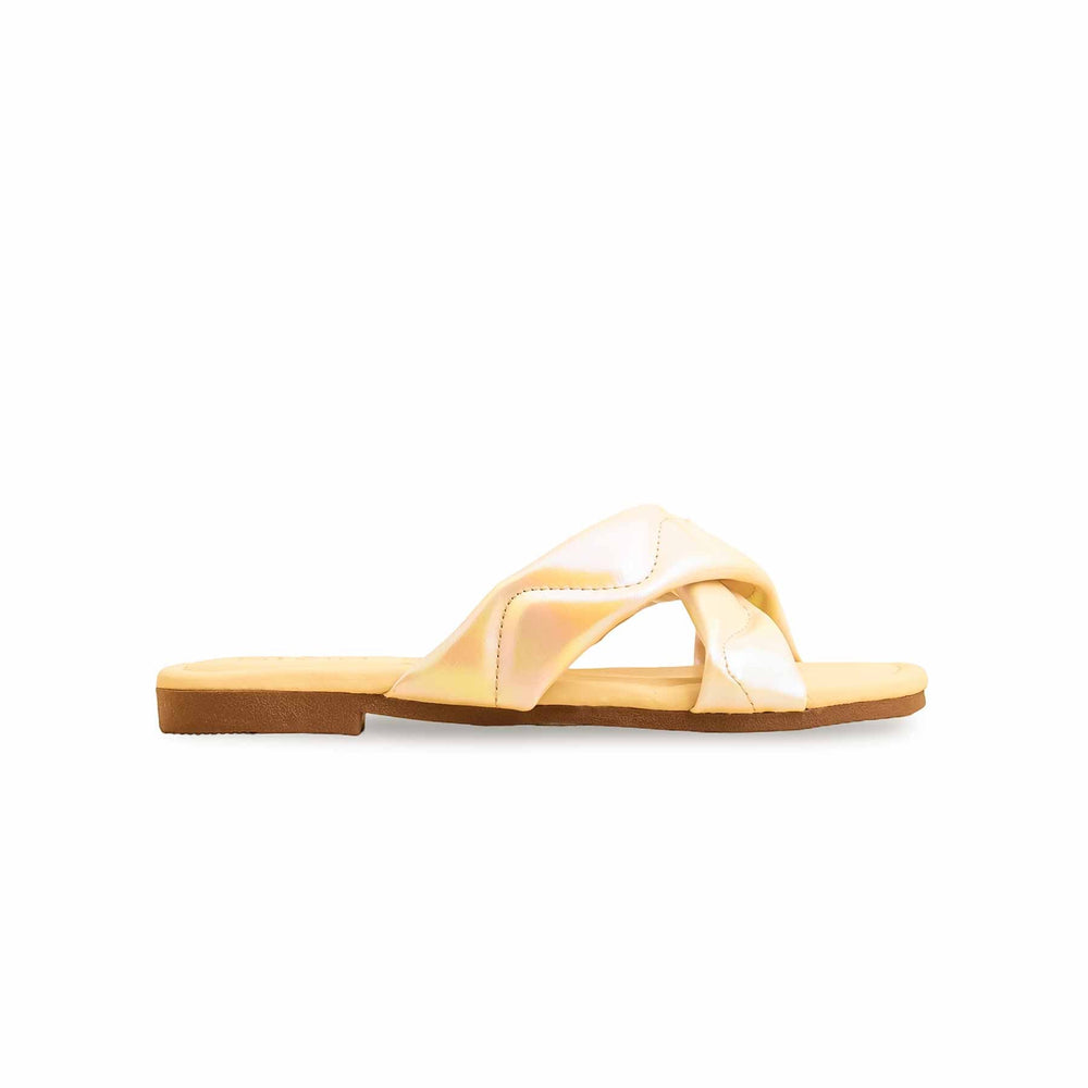 Girls Golden Fancy Slipper KD5682
