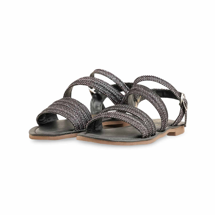 Girls Black Formal Sandal KD5685
