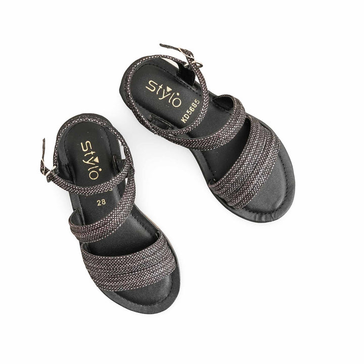 Girls Black Formal Sandal KD5685