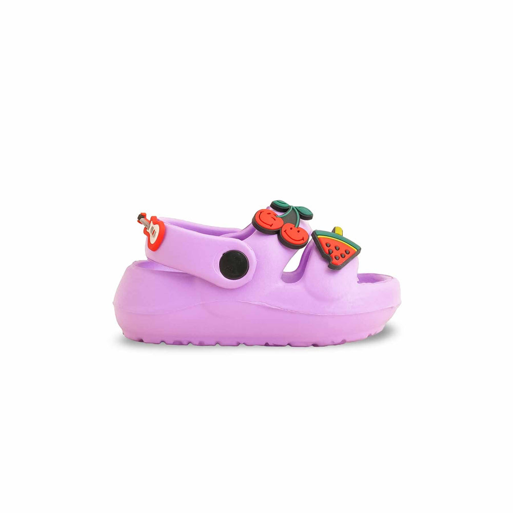Girls Purple Casual Flip Flop KD5692
