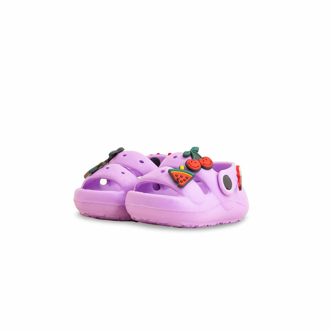 Girls Purple Casual Flip Flop KD5692