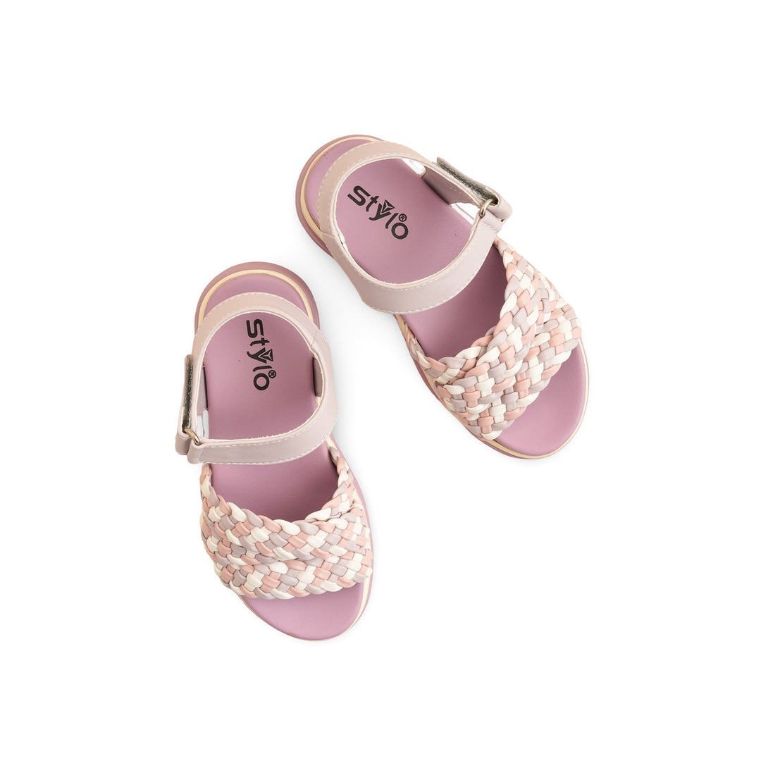 Girls Purple Formal Sandal KD5694