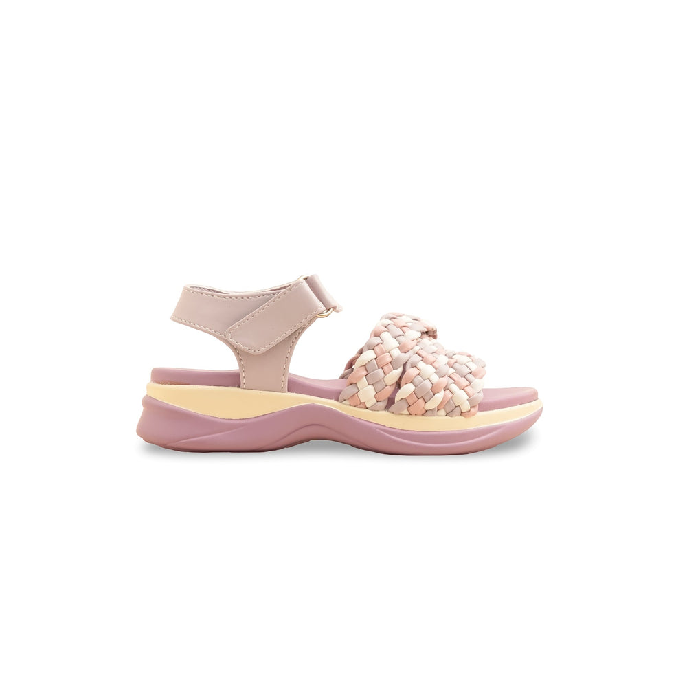 Girls Purple Formal Sandal KD5694