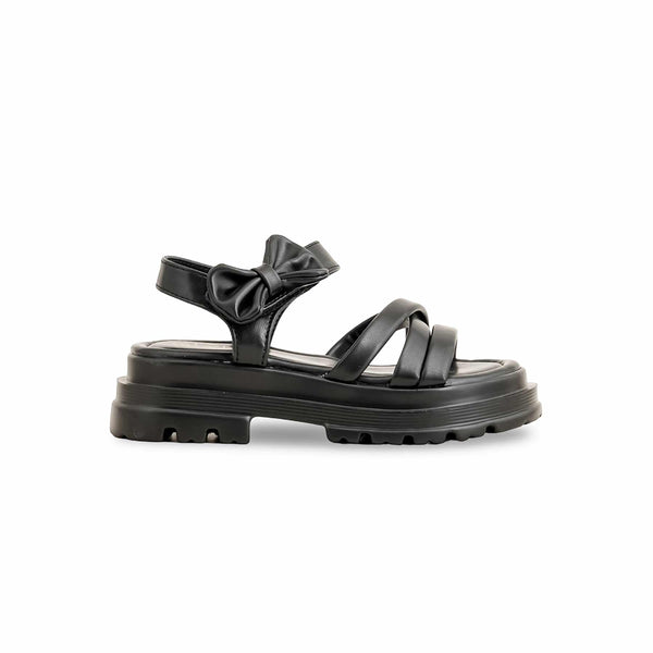 Girls Black Formal Sandal KD5696