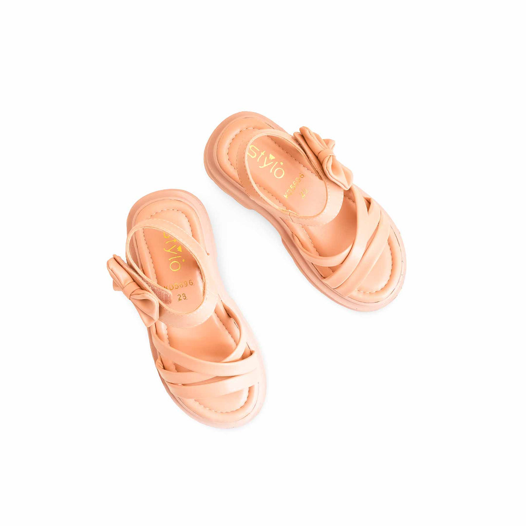 Girls Pink Formal Sandal KD5696