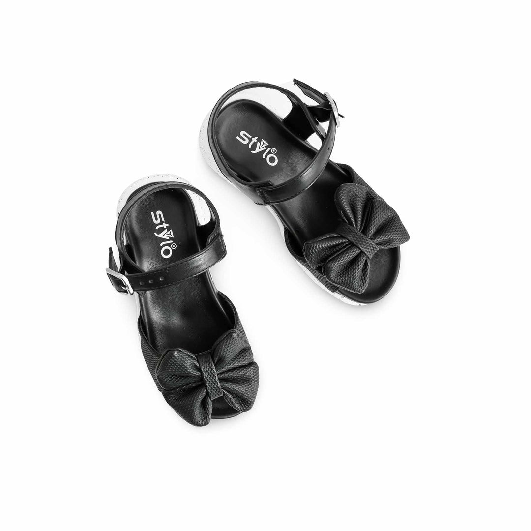 Girls Black Formal Sandal KD5698