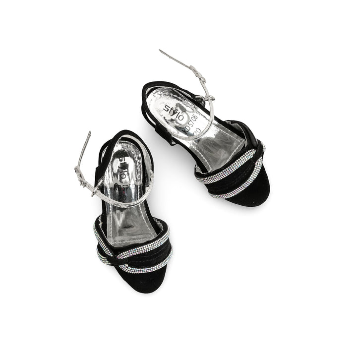 Girls Black Formal Sandal KD5706