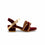 Girls Maroon Formal Sandal KD5706