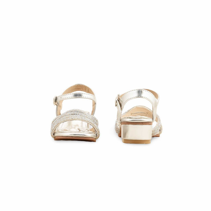 Girls Silver Fancy Sandal KD5707