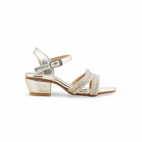 Girls Silver Fancy Sandal KD5707