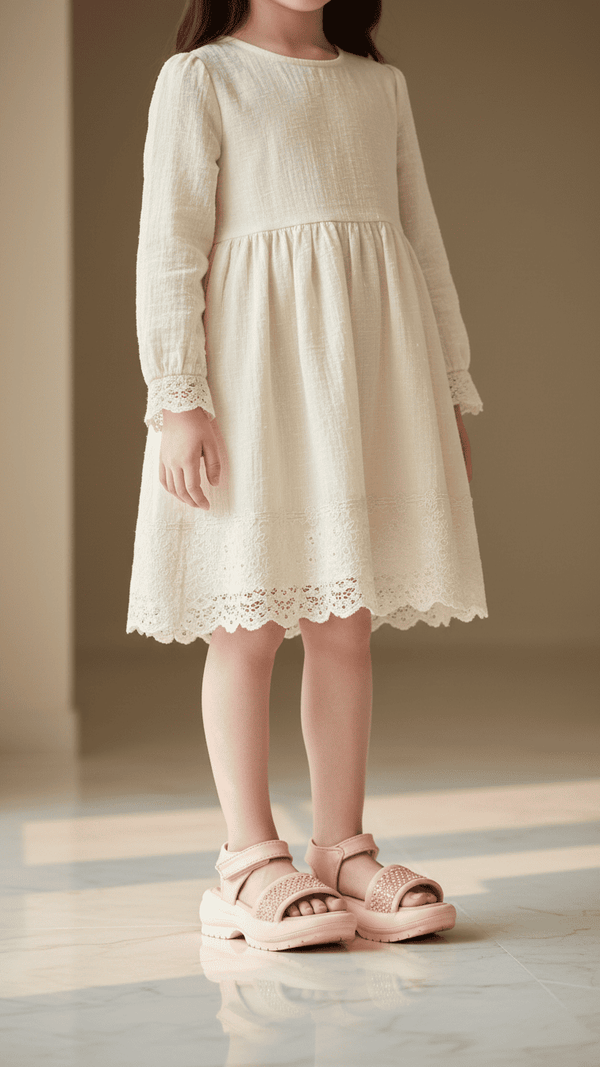 Girls Pink Casual Sandal KD5708