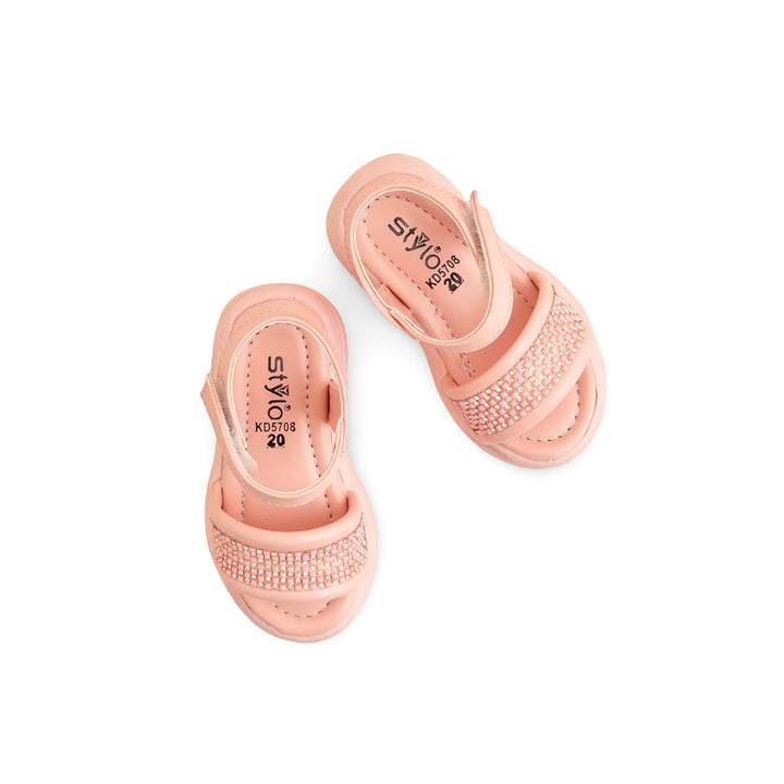 Girls Pink Casual Sandal KD5708