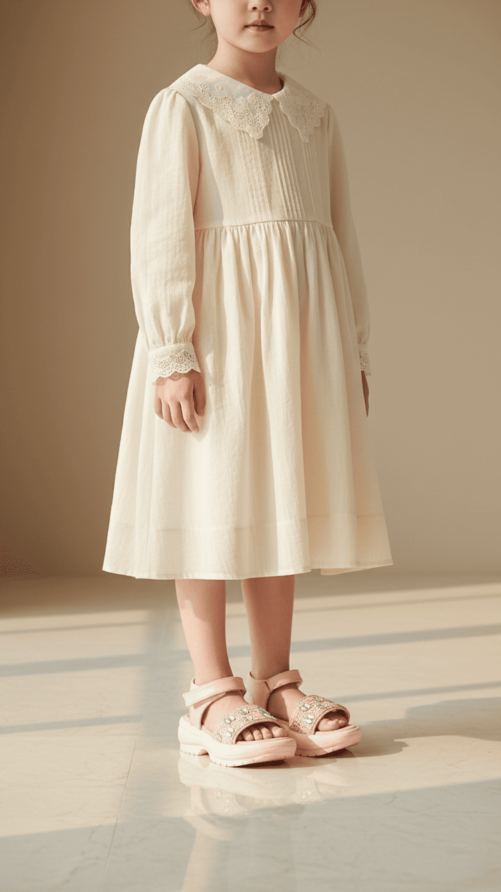 Girls Pink Casual Sandal KD5709