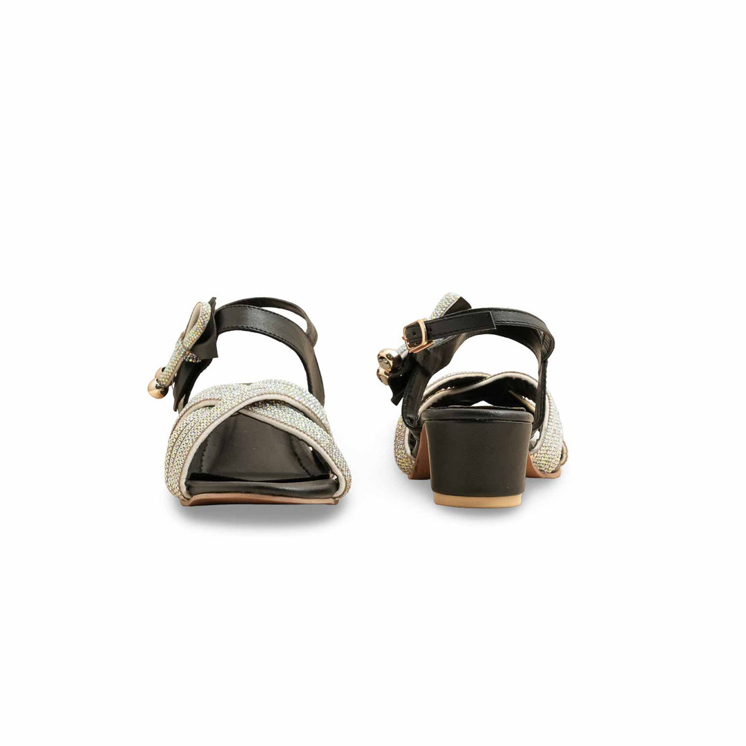Girls Black Fancy Sandal KD5711