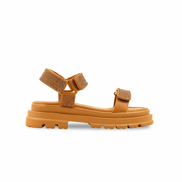 Girls Brown Formal Sandal KD5715