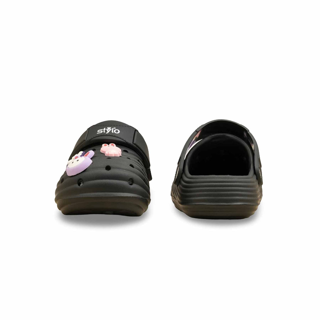 Girls Black Casual Flip Flop KD5722