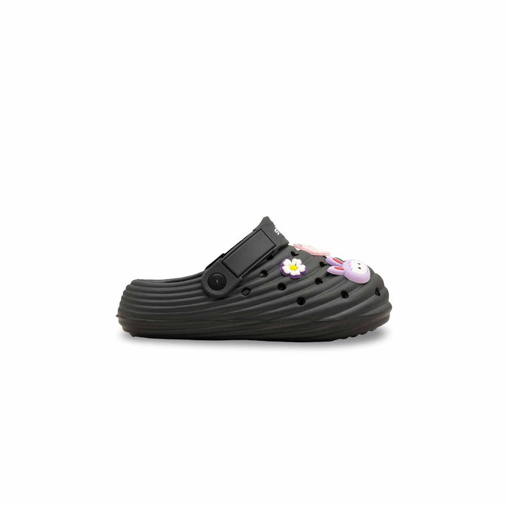 Girls Black Casual Flip Flop KD5723