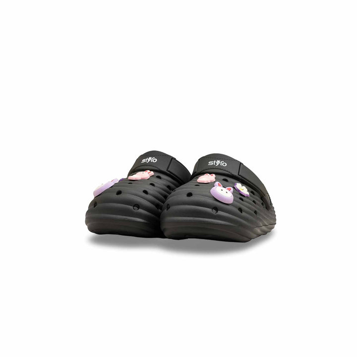 Girls Black Casual Flip Flop KD5723