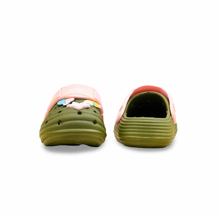 Girls Olive Casual Flip Flop KD5725