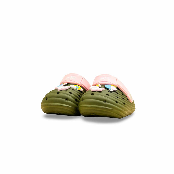 Girls Olive Casual Flip Flop KD5725