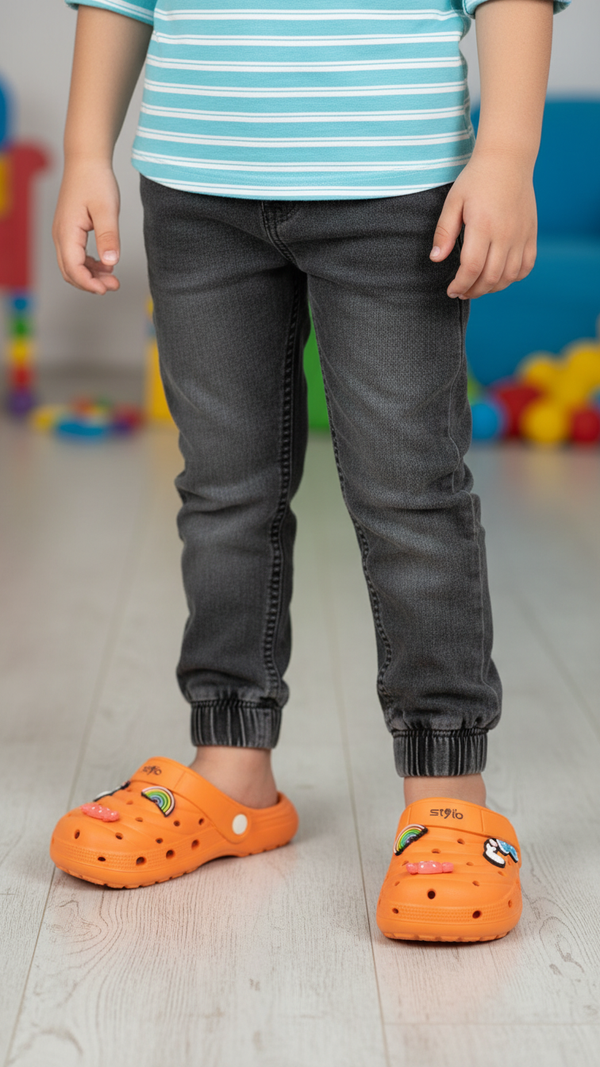 Boys Orange Casual Flip Flop KD5728