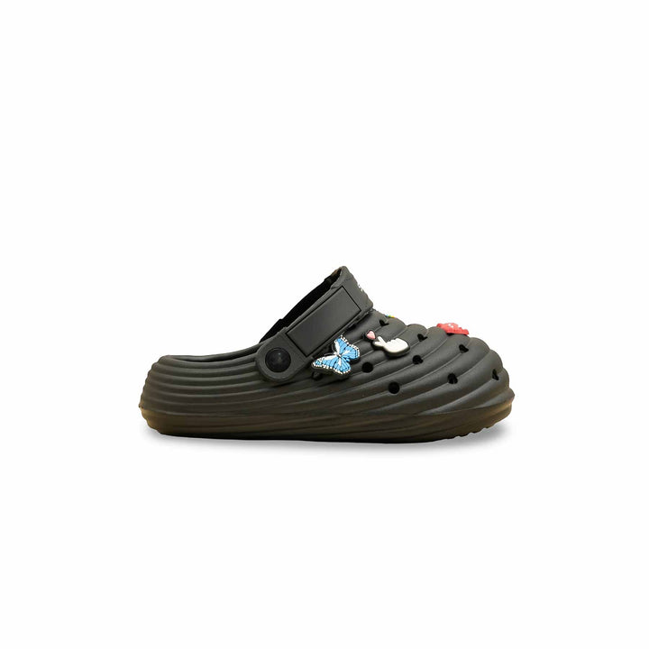 Boys Black Casual Flip Flop KD5729