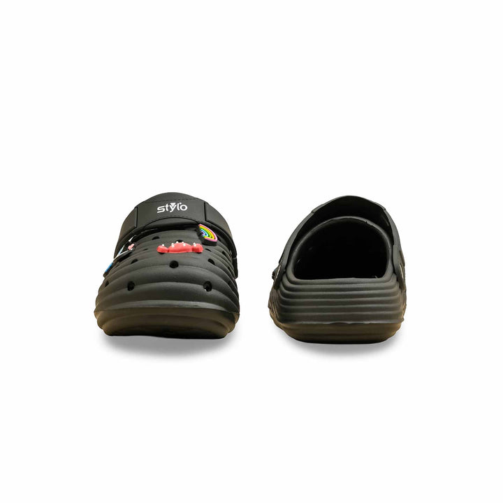 Boys Black Casual Flip Flop KD5729