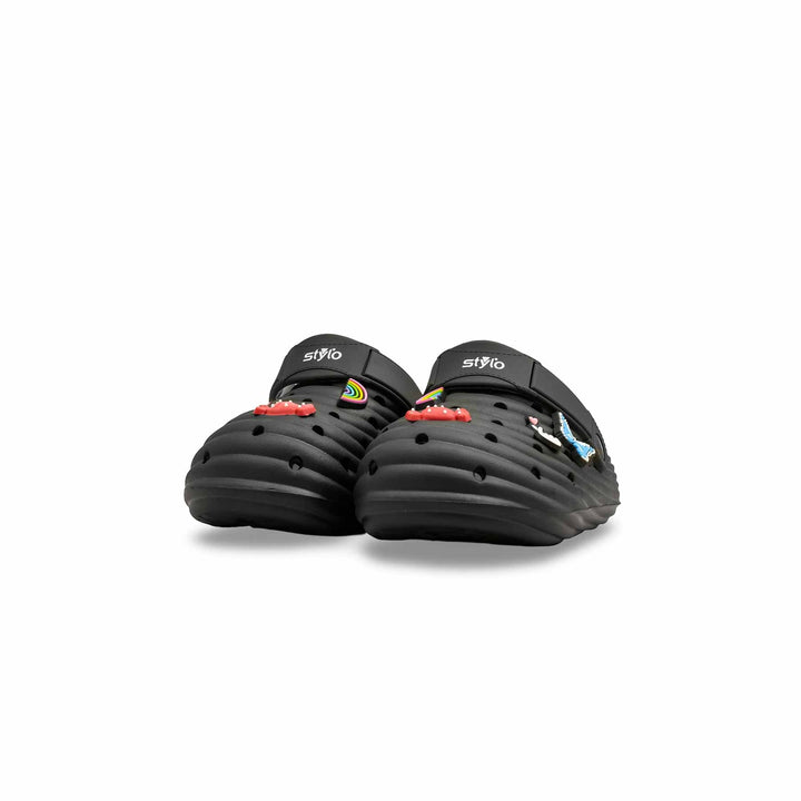 Boys Black Casual Flip Flop KD5729